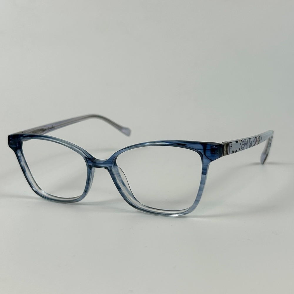 Vera Bradley Soft Sky Paisley Womens Eyeglasses Frame Blue Full Rim 52-16-135 mm